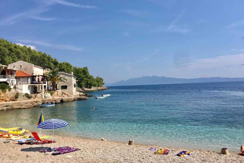 Seaview Pool Apartment-Lumiere, Island Hvar-Gdinj Dış mekan fotoğraf