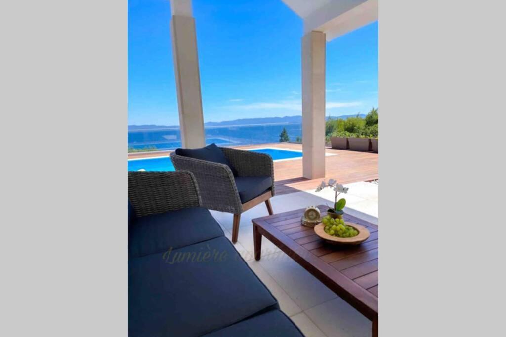 Seaview Pool Apartment-Lumiere, Island Hvar-Gdinj Dış mekan fotoğraf