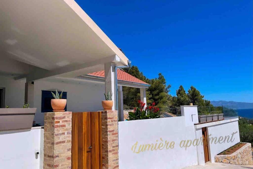 Seaview Pool Apartment-Lumiere, Island Hvar-Gdinj Dış mekan fotoğraf