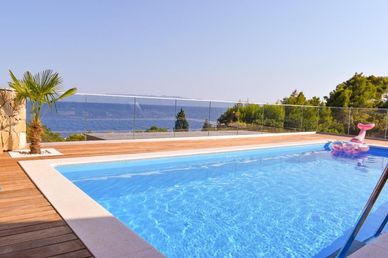 Seaview Pool Apartment-Lumiere, Island Hvar-Gdinj Dış mekan fotoğraf