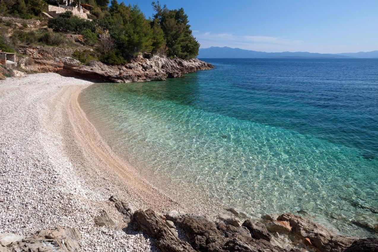 Seaview Pool Apartment-Lumiere, Island Hvar-Gdinj Dış mekan fotoğraf